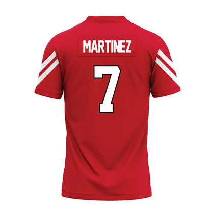 Marist - NCAA Football : Lance Martinez - Red Premium Football Jersey-1