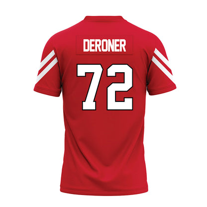 Marist - NCAA Football : Carson DeRoner - Red Premium Football Jersey-1