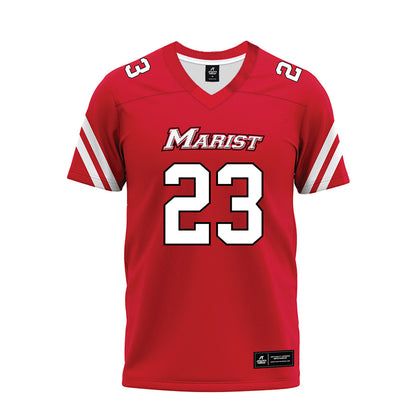 Marist - NCAA Football : Stephen Myers - Red Premium Football Jersey-0