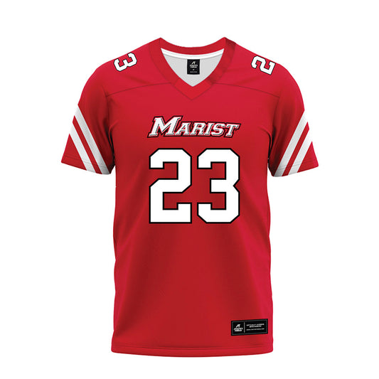 Marist - NCAA Football : Stephen Myers - Red Premium Football Jersey-0
