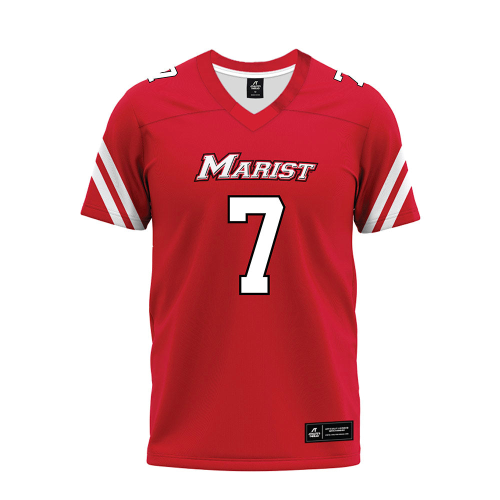 Marist - NCAA Football : Lance Martinez - Red Premium Football Jersey-0