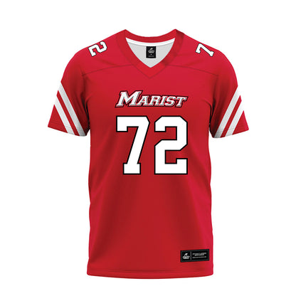 Marist - NCAA Football : Carson DeRoner - Red Premium Football Jersey-0