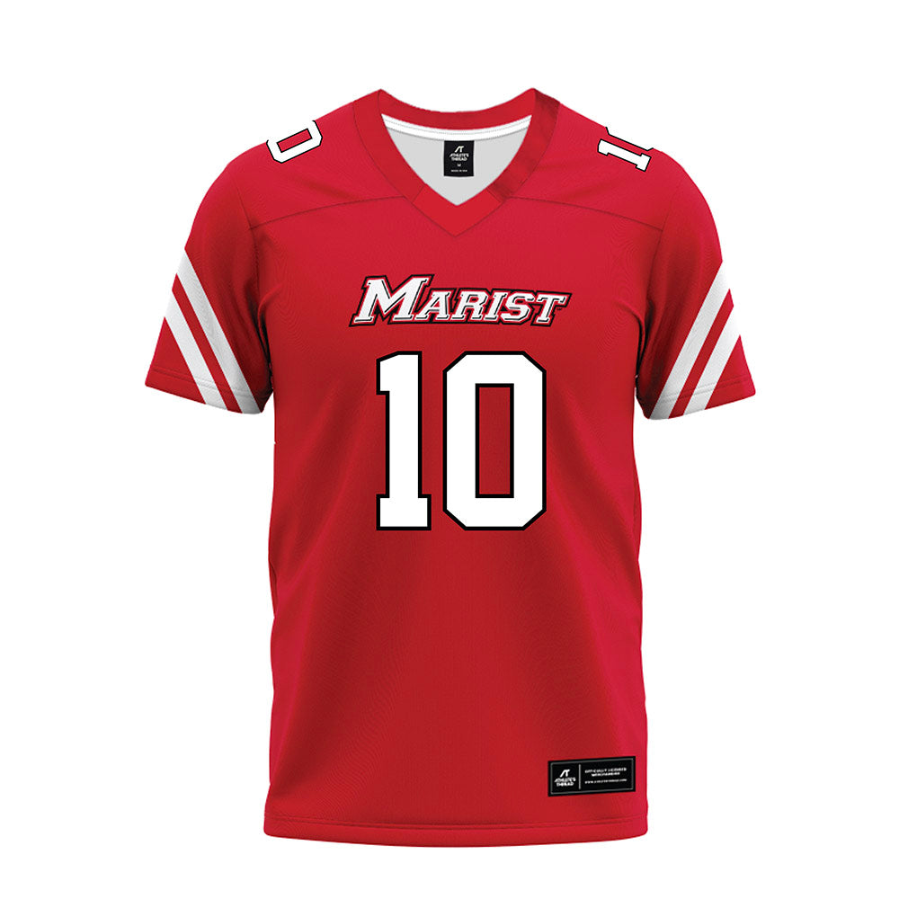Marist - NCAA Football : Dylan Gilmore - Red Premium Football Jersey-0