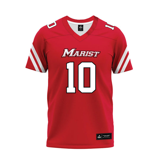 Marist - NCAA Football : Dylan Gilmore - Red Premium Football Jersey-0
