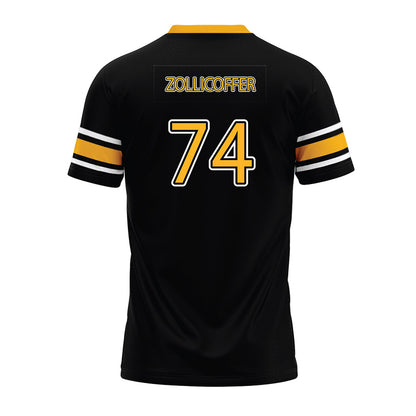 Kennesaw - NCAA Football : Elijah Zollicoffer - Black Premium Football Jersey-1
