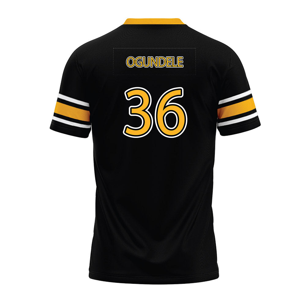 Kennesaw - NCAA Football : Taiwo Ogundele - Black Premium Football Jersey-1