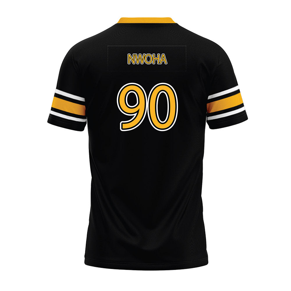 Kennesaw - NCAA Football : Ugonna Nwoha - Black Premium Football Jersey-1