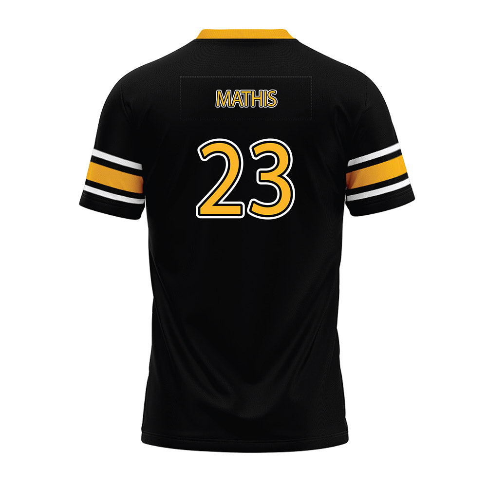 Kennesaw - NCAA Football : Jonathan Mathis - Black Premium Football Jersey-1