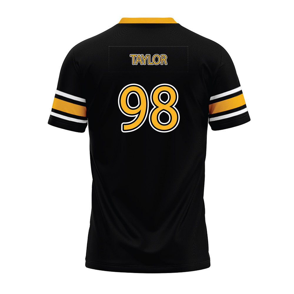 Kennesaw - NCAA Football : RJ Taylor - Black Premium Football Jersey-1