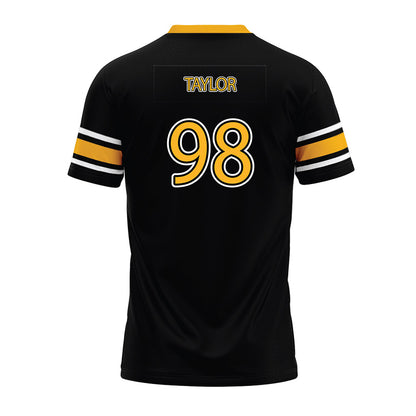 Kennesaw - NCAA Football : RJ Taylor - Black Premium Football Jersey-1