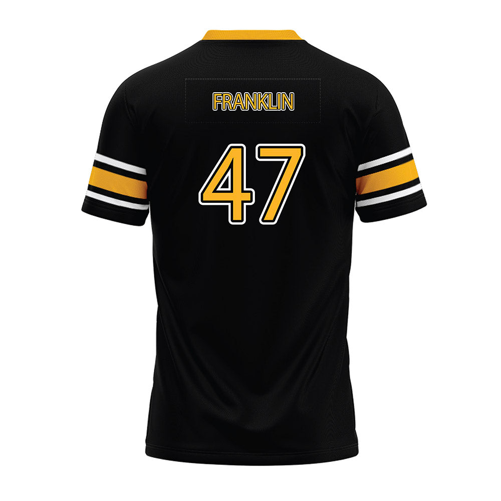 Kennesaw - NCAA Football : Deldrick Franklin - Black Premium Football Jersey-1