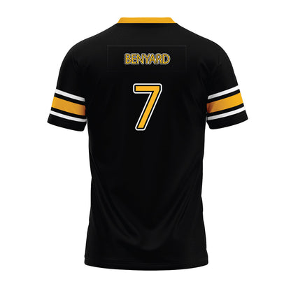 Kennesaw - NCAA Football : Garland Benyard - Black Premium Football Jersey-1