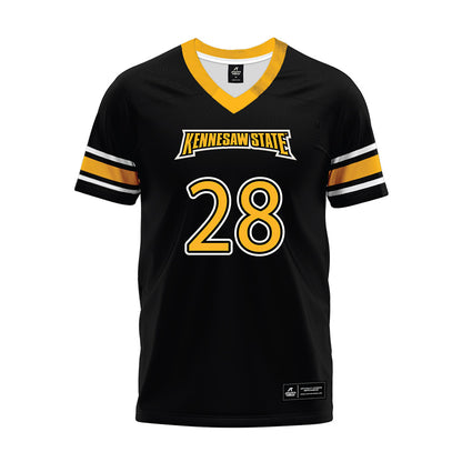 Kennesaw - NCAA Football : Kayden Miller - Black Premium Football Jersey-0