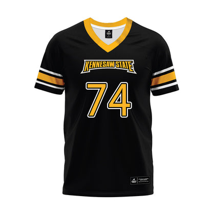 Kennesaw - NCAA Football : Elijah Zollicoffer - Black Premium Football Jersey-0