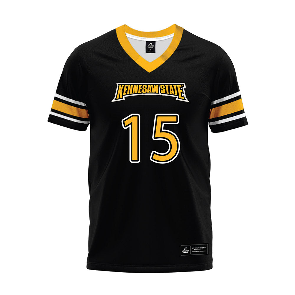 Kennesaw - NCAA Football : Five Hamilton - Black Premium Football Jersey-0