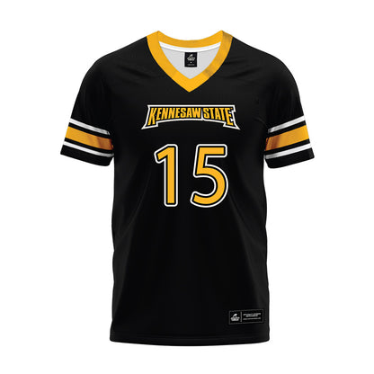 Kennesaw - NCAA Football : Five Hamilton - Black Premium Football Jersey-0