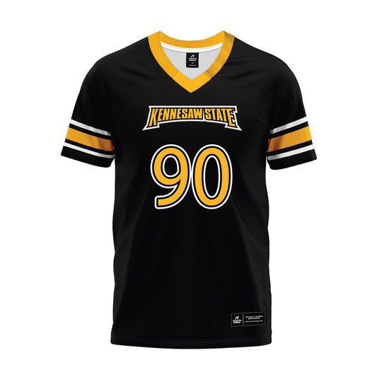 Kennesaw - NCAA Football : Ugonna Nwoha - Black Premium Football Jersey-0