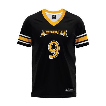 Kennesaw - NCAA Football : Davis Bryson - Black Premium Football Jersey-0