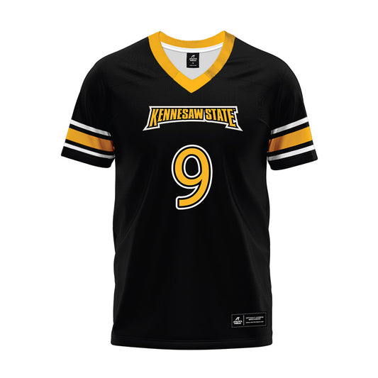 Kennesaw - NCAA Football : Davis Bryson - Black Premium Football Jersey-0