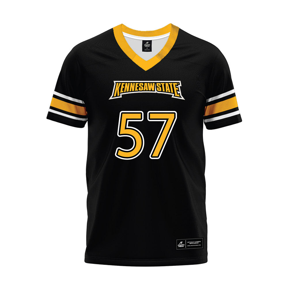 Kennesaw - NCAA Football : Mason Bowers - Black Premium Football Jersey