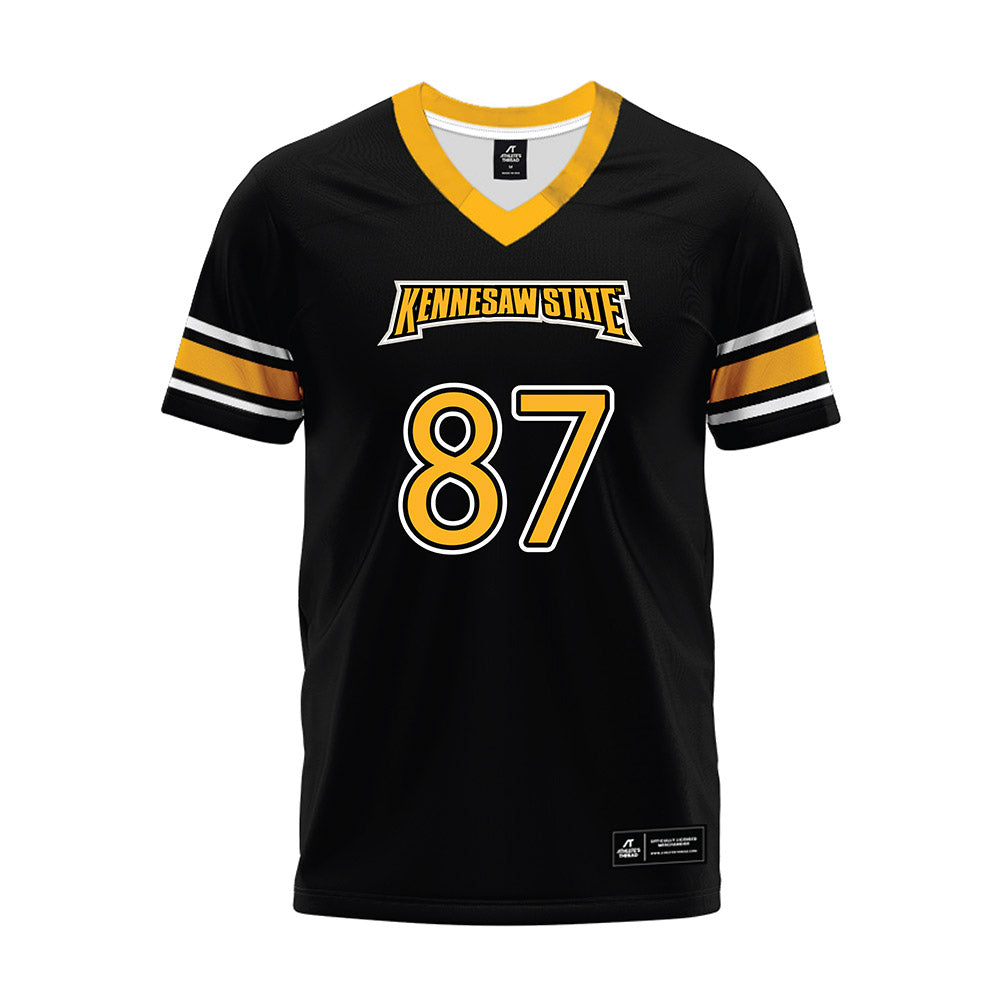 Kennesaw - NCAA Football : Jayce Cora - Black Premium Football Jersey-0