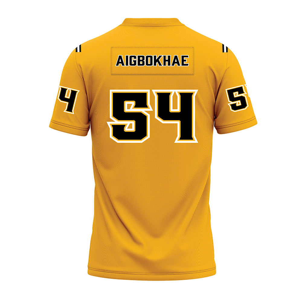 Kennesaw - NCAA Football : Eseosa Aigbokhae - Gold Premium Football Jersey-1