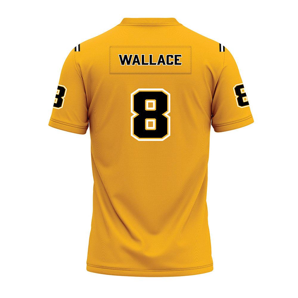 Kennesaw - NCAA Football : Tykeem Wallace - Gold Premium Football Jersey-1