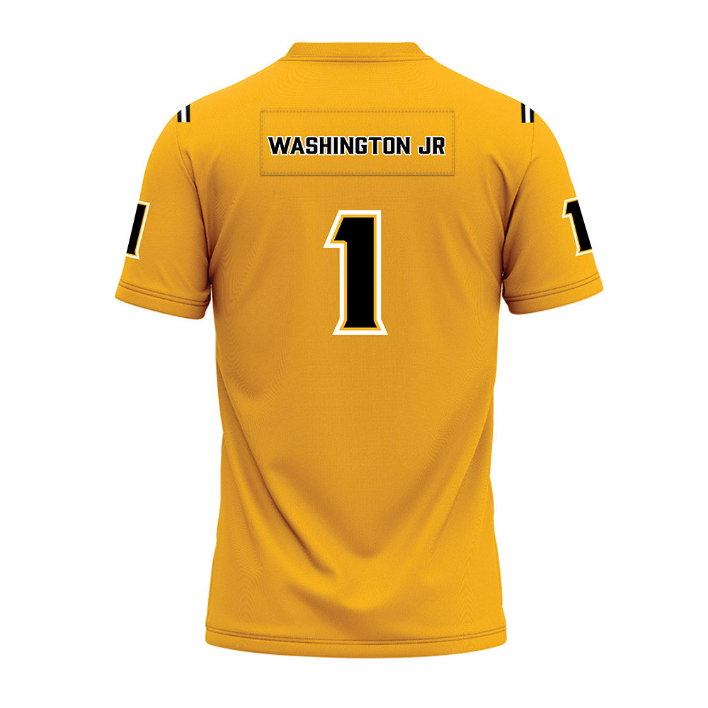 Kennesaw - NCAA Football : JeRico Washington Jr - Gold Premium Football Jersey-1