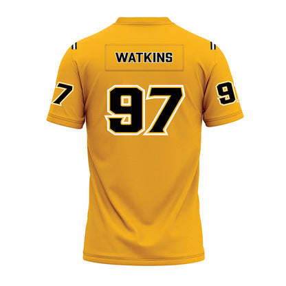 Kennesaw - NCAA Football : Adam Watkins - Gold Premium Football Jersey-1