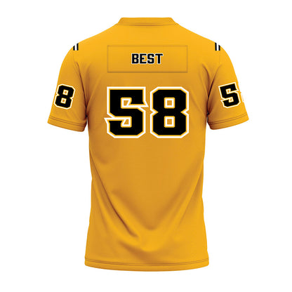 Kennesaw - NCAA Football : Brandon Best - Gold Premium Football Jersey-1