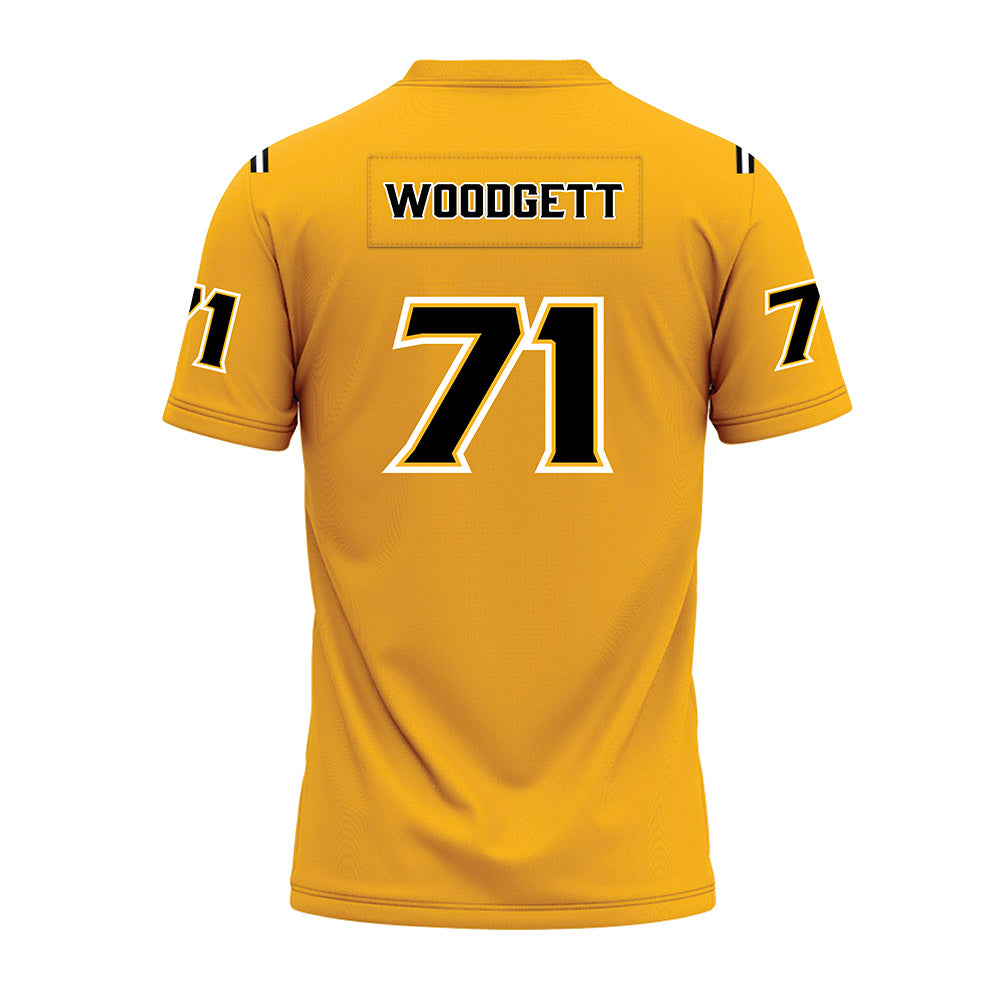 Kennesaw - NCAA Football : ZaMario Woodgett - Gold Premium Football Jersey-1