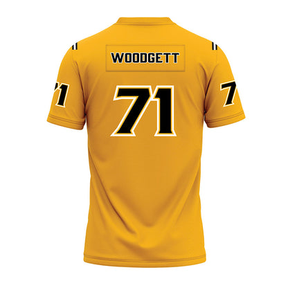Kennesaw - NCAA Football : ZaMario Woodgett - Gold Premium Football Jersey-1