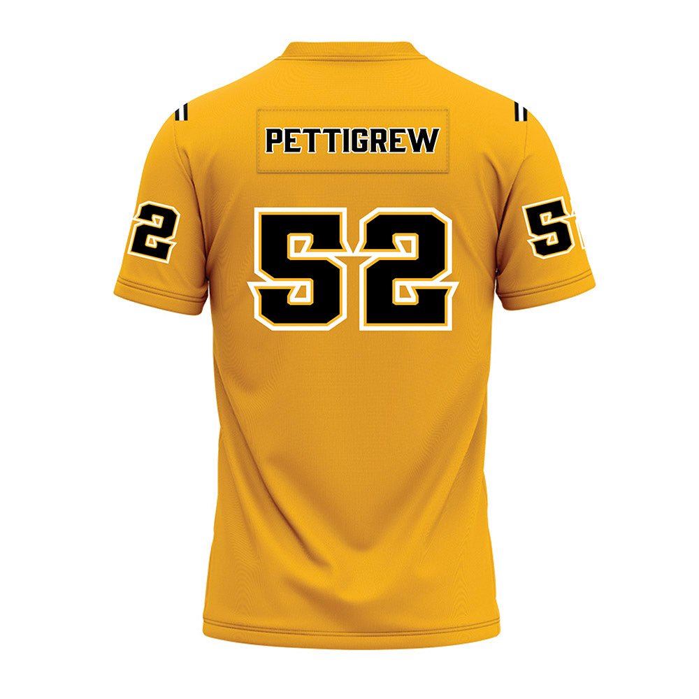 Kennesaw - NCAA Football : Havik Pettigrew - Gold Premium Football Jersey-1