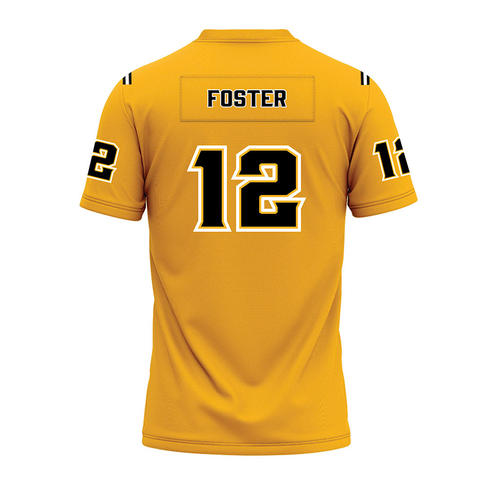 Kennesaw - NCAA Football : Isaac Foster - Gold Premium Football Jersey-1