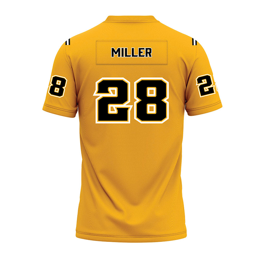 Kennesaw - NCAA Football : Kayden Miller - Gold Premium Football Jersey-1