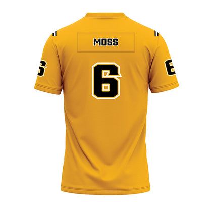 Kennesaw - NCAA Football : Christian Moss - Gold Premium Football Jersey-1
