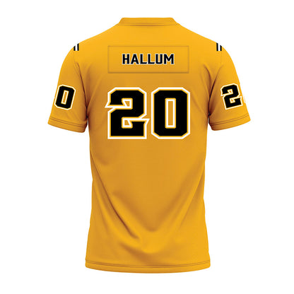 Kennesaw - NCAA Football : Tyler Hallum - Gold Premium Football Jersey-1