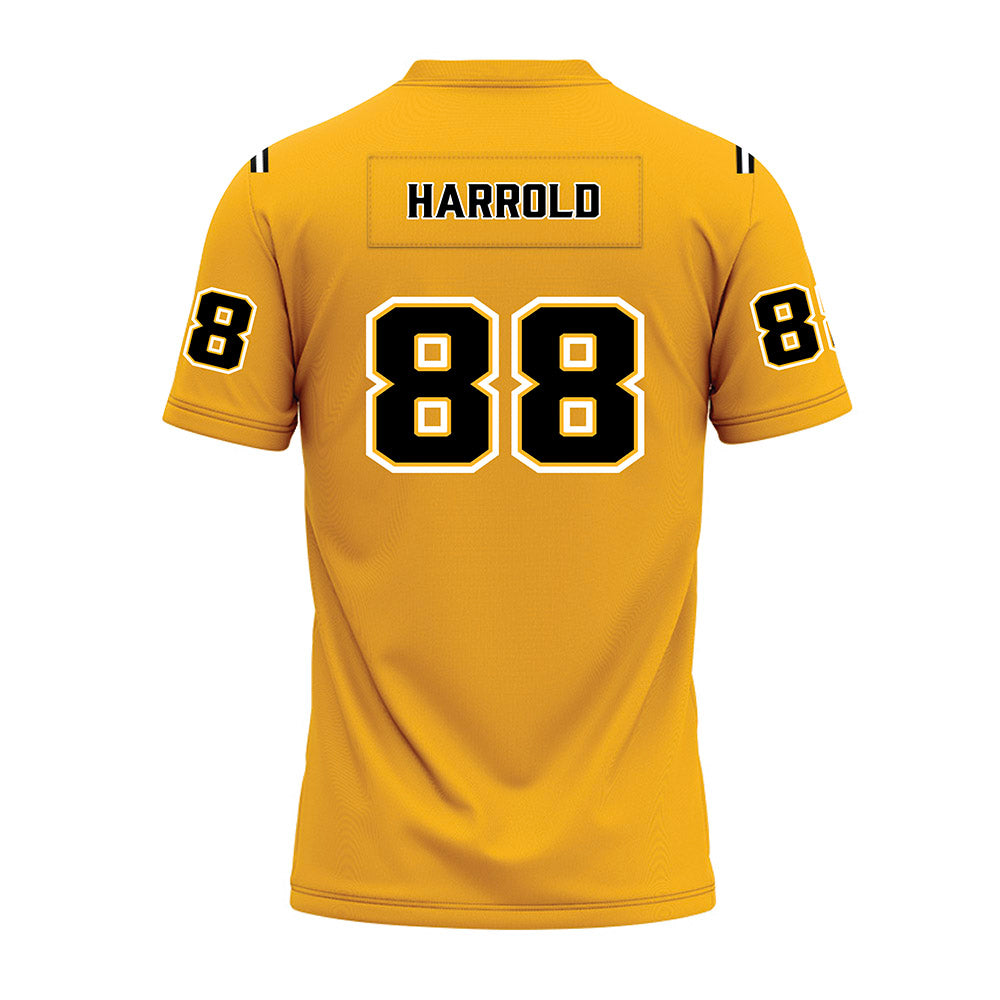 Kennesaw - NCAA Football : Jamari Harrold - Gold Premium Football Jersey-1
