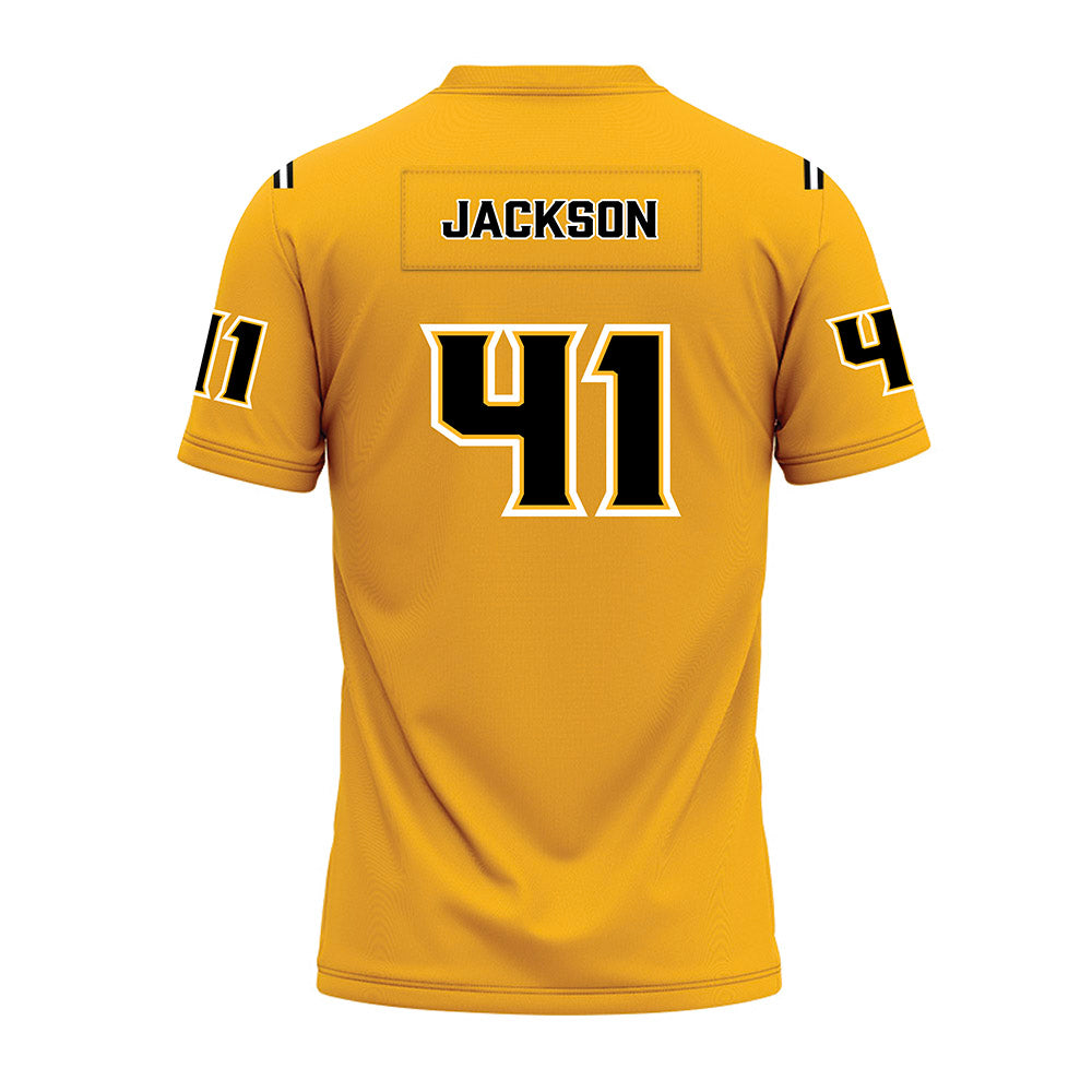 Kennesaw - NCAA Football : Byron Jackson - Gold Premium Football Jersey-1