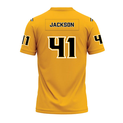 Kennesaw - NCAA Football : Byron Jackson - Gold Premium Football Jersey-1