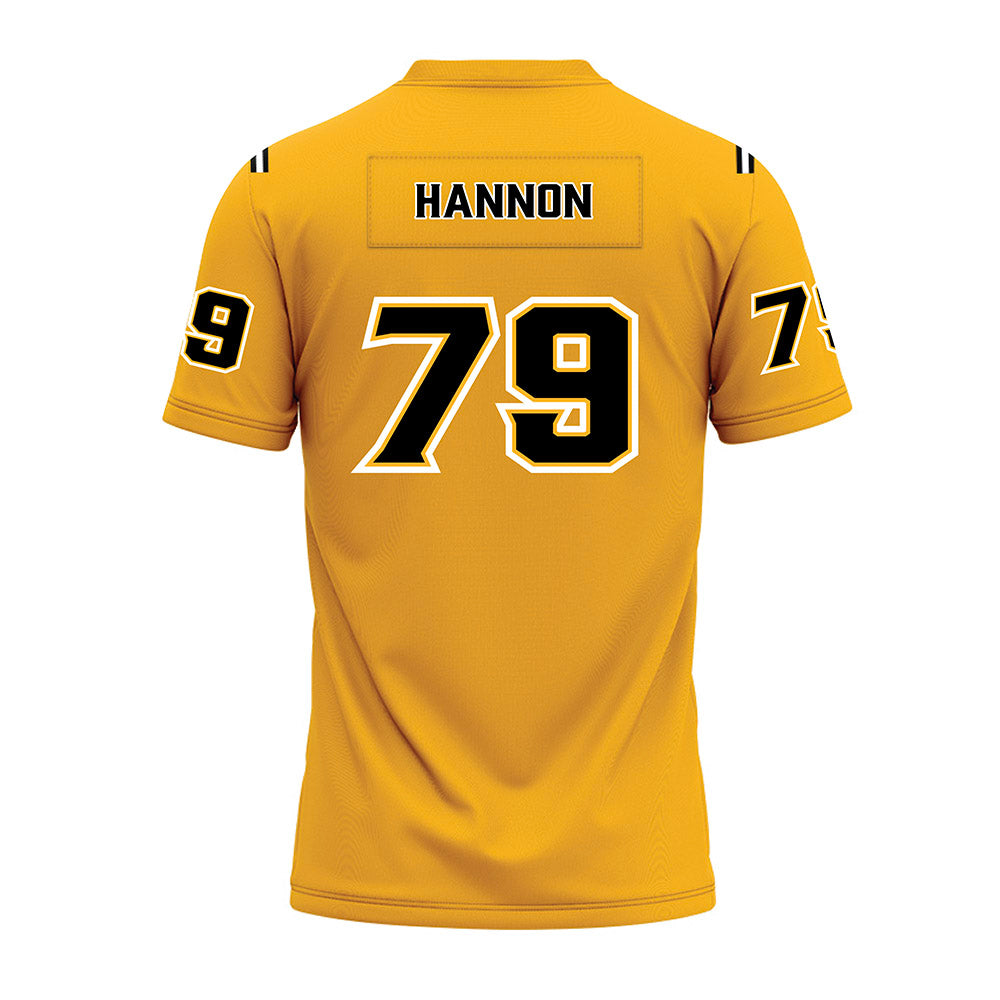 Kennesaw - NCAA Football : Dylan Hannon - Gold Premium Football Jersey-1