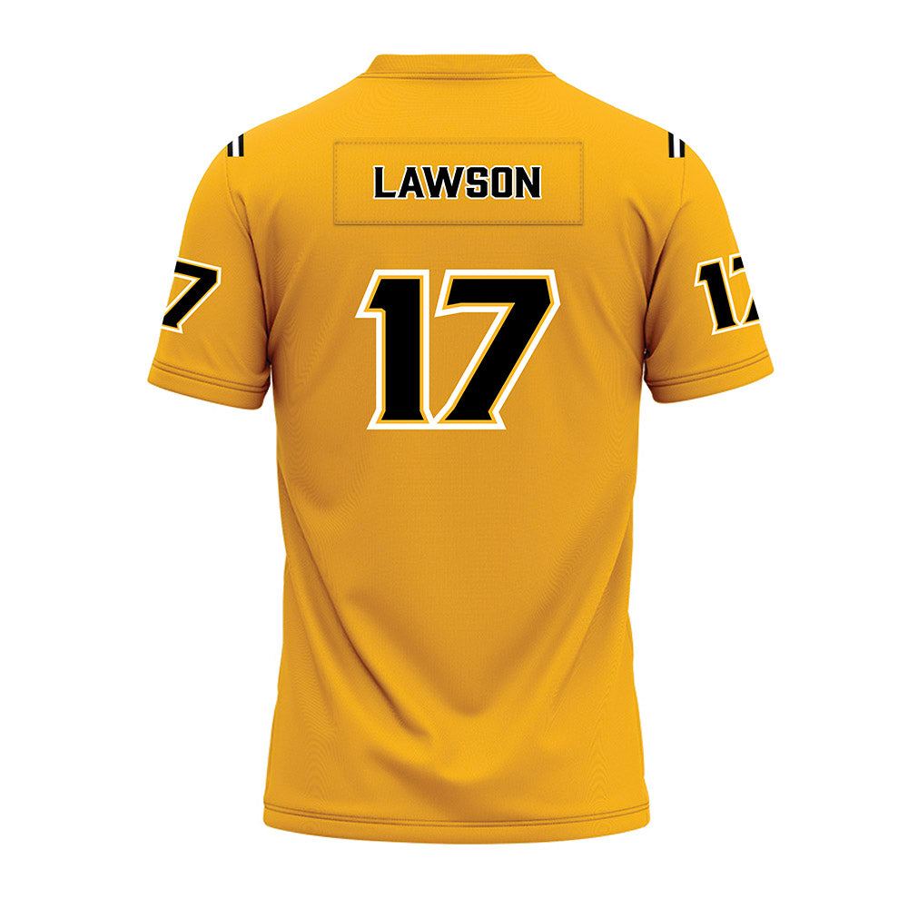 Kennesaw - NCAA Football : TayVion Lawson - Gold Premium Football Jersey-1
