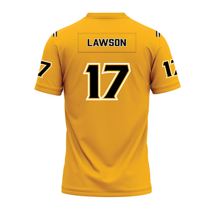 Kennesaw - NCAA Football : TayVion Lawson - Gold Premium Football Jersey-1