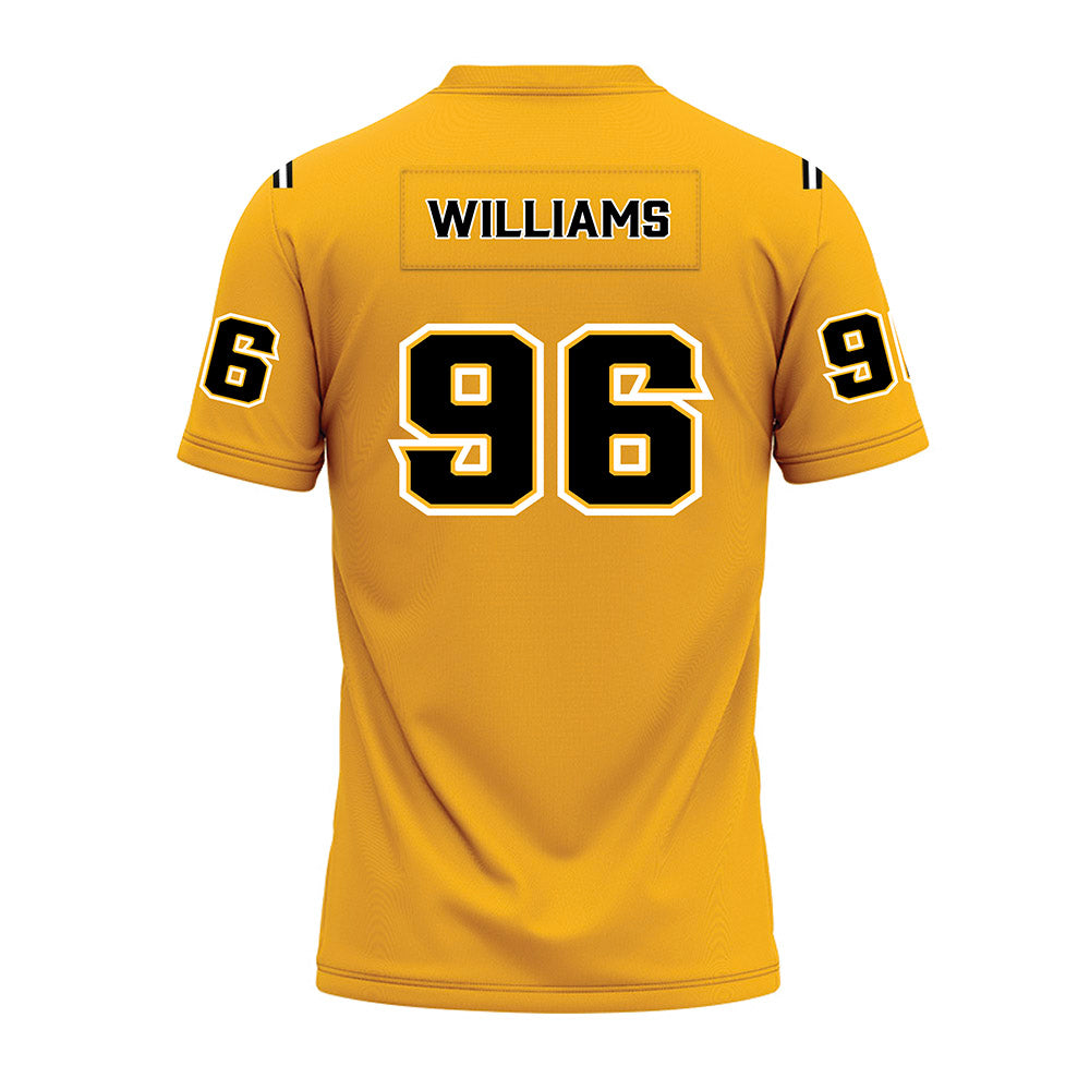 Kennesaw - NCAA Football : Britton Williams - Gold Premium Football Jersey-1