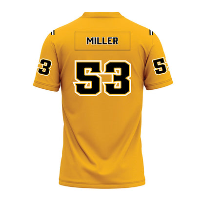 Kennesaw - NCAA Football : AJ Miller - Gold Premium Football Jersey-1