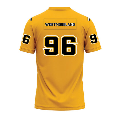 Kennesaw - NCAA Football : Donovan Westmoreland - Gold Premium Football Jersey-1
