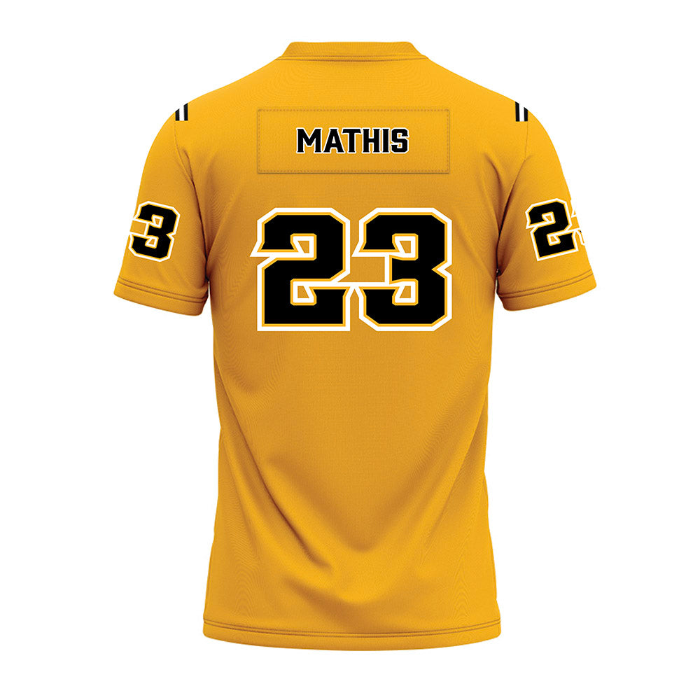 Kennesaw - NCAA Football : Jonathan Mathis - Gold Premium Football Jersey-1
