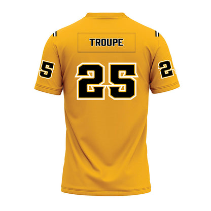 Kennesaw - NCAA Football : Joshua Troupe - Gold Premium Football Jersey-1