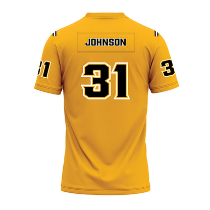 Kennesaw - NCAA Football : Nacari Johnson - Gold Premium Football Jersey-1