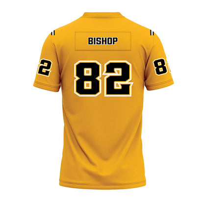 Kennesaw - NCAA Football : Christian Bishop - Gold Premium Football Jersey-1